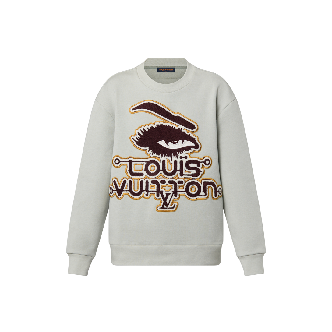 Grey louis deals vuitton sweatshirt